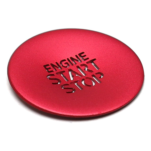 Sports Red Engine Push Start Button w/ Laser CNC Cut Letters For Hyundai Elantra