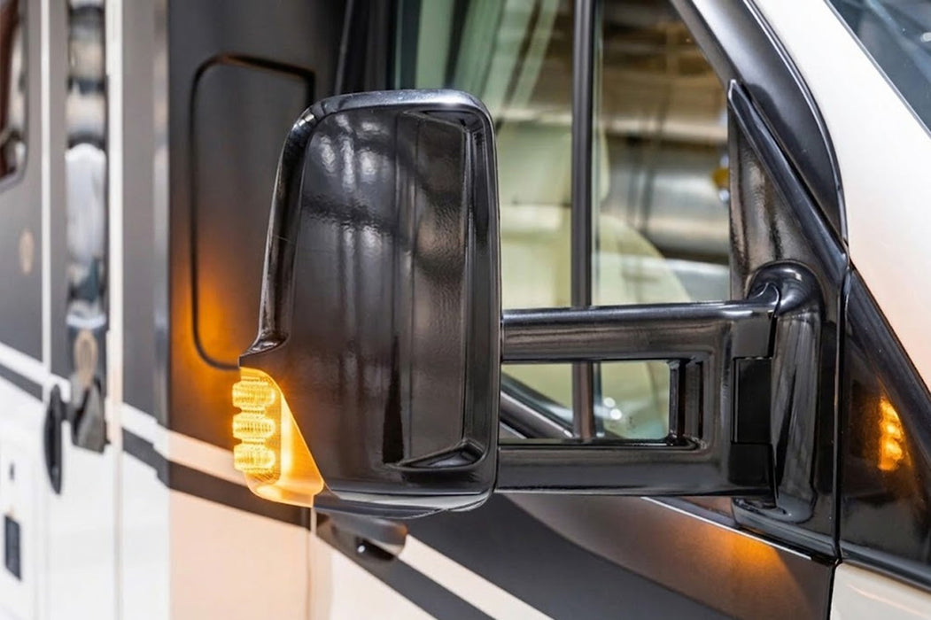 Clear Lens Sequential Blink LED Side Mirror Signal For 2006-21 W906 Sprinter Van