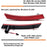 OE-Spec Red Lens Red LED Rear Side Marker Lights For 1st Gen 2002-08 MINI Cooper