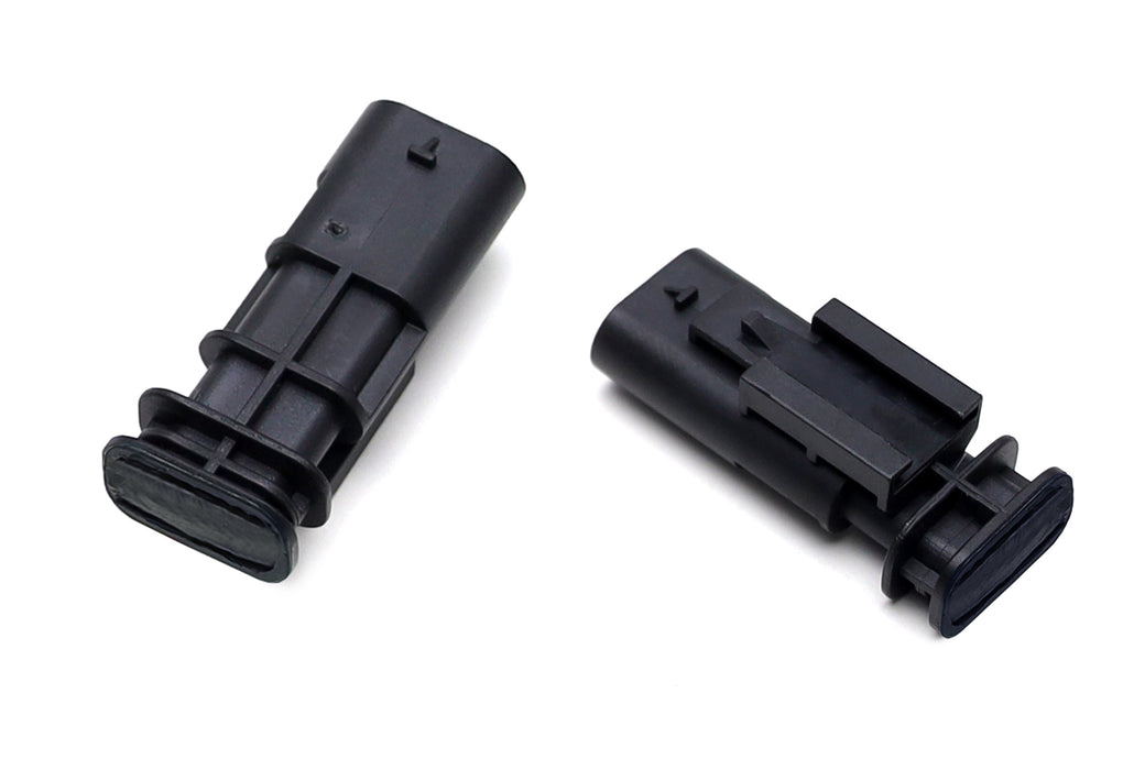 2pc 3-Pin Exhaust Valve Plug Cover Protector Caps For Audi/VW/Porsche/Ford/Dodge