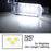 White Full LED Footwell, Side/Under Door/Dash, Trunk Cargo Lights For Audi VW