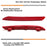 OE-Spec LH & RH Red Lens Rear Bumper Reflectors For Honda 2023-up Gen11 Accord