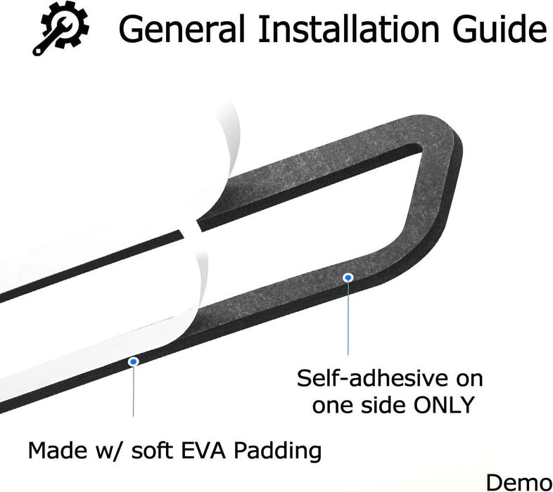 3pc Cab Roof Clearance Lamp Gasket Paddings For 07-14 Silverado Sierra 2500 3500