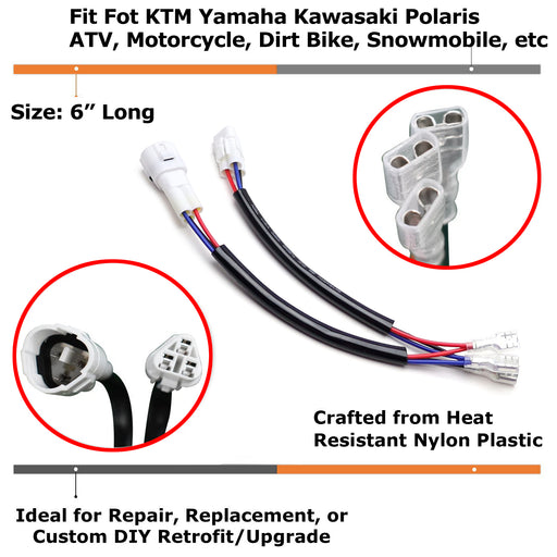 3-Pin Model-2 TPS Throttle Position Sensor Test Harness For KTM Yamaha Polaris..