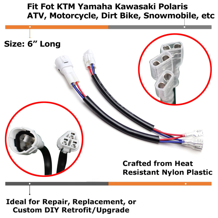 3-Pin Model-2 TPS Throttle Position Sensor Test Harness For KTM Yamaha Polaris..