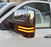 Clear Amber Sequential Blink LED Side Mirror Lamps For 15-19 Chevy GMC 2500 3500