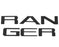 Matte Black Finish 3D Raised Tailgate Letter Pieces For 2019-2023 Ford Ranger