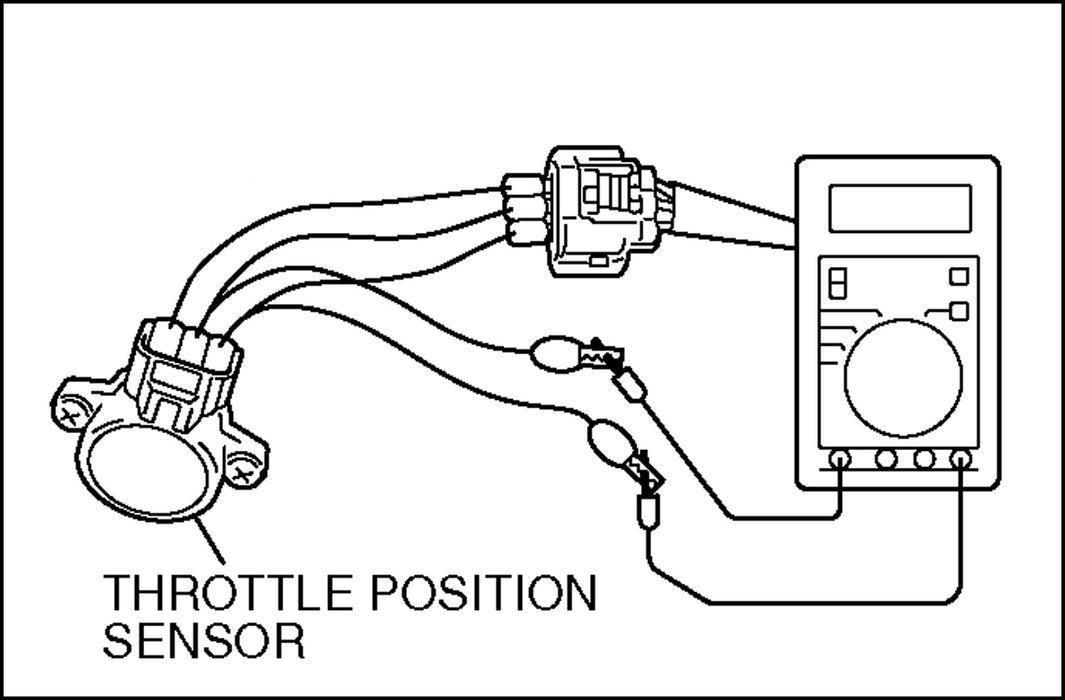 3-Pin GM TPS Throttle Position Sensor Test Harness For Chevy 1985-91 C4 Corvette