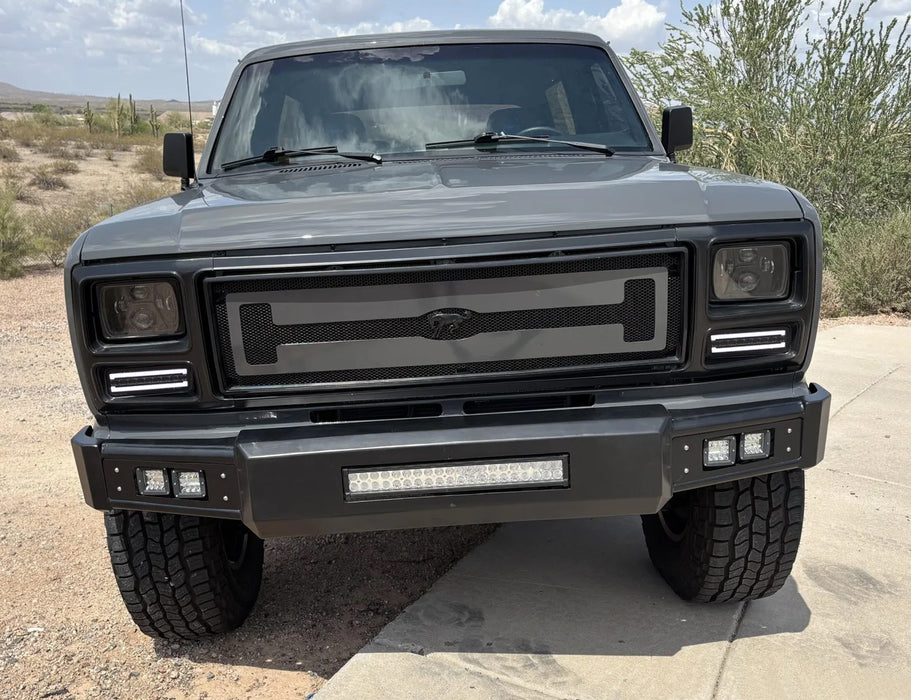 Clear White LED Driving/Amber Sequential Turn Signal For 80-86 Bronco F-Series