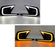 C-Ring Sequential Blink Switchback LED DRL Fog Bezels For 2022-Up Honda Civic 4d