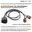 Radiator Cooling Fan Motor Wire Harness Kit For Dodge Charger Challenger Magnum