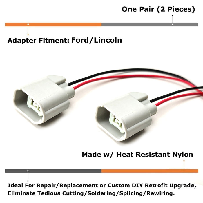 OE-Spec Power Cord Wire Harness For Ford License Plate Light, Chevy Side Markers