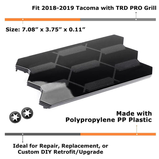 Grill Garnish Sensor Cover For 18-20 Toyota Tacoma TRD Pro TSS Radar 53141-35060