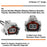 4pc Nippon Denso Female Fuel Injector Adapters For Honda Mazda Subaru Toyota etc