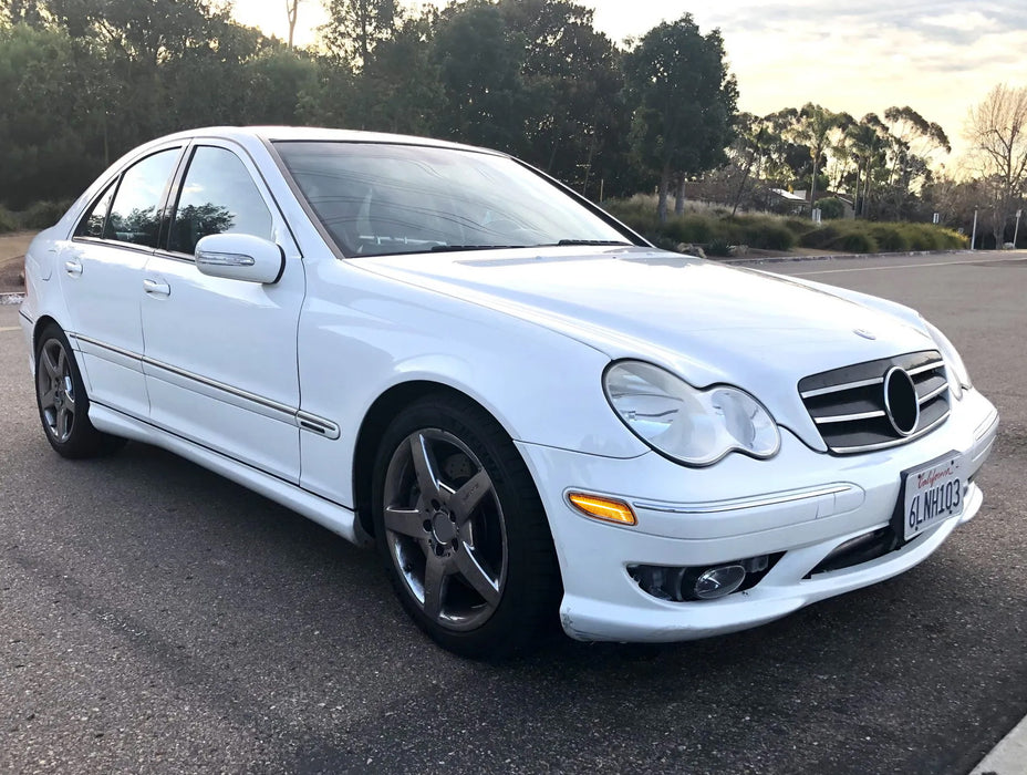 Euro Clear Lens Amber LED Side Marker Lights For 2001-07 Mercedes W203 C-Class