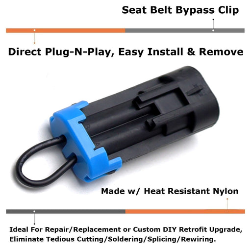 2pc Buckle Restraint Override Bypass Adapters For Can-Am Polaris ATV UTV Seats