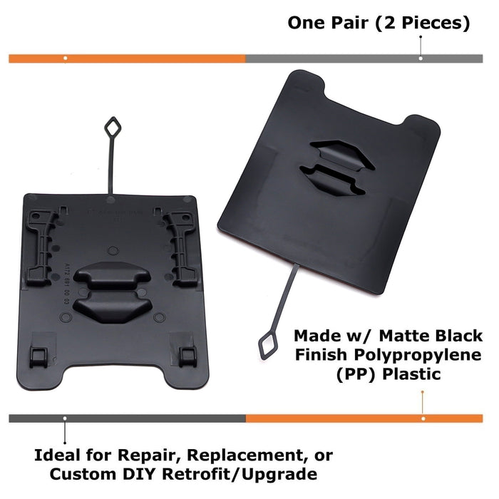 (2) OE-Spec Wheel Well Cover Caps For Mercedes GLA SLK Class Headlamp Fog Access