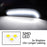 Smoked Lens White Full LED Front Side Marker Lights For 2003-2007 Cadillac CTS