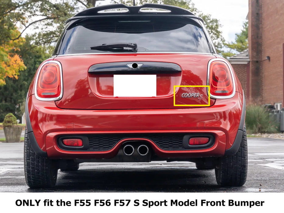 Front Bumper Tow Hook Cap Cover For 2014-21 Pre-LCI MINI Cooper S Sport F55 F56