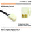 OE-Spec Power Cord Wires For Honda Civic Prelude S2K Acura Integra Side Markers