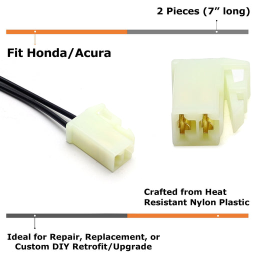 OE-Spec Power Cord Wires For Honda Civic Prelude S2K Acura Integra Side Markers