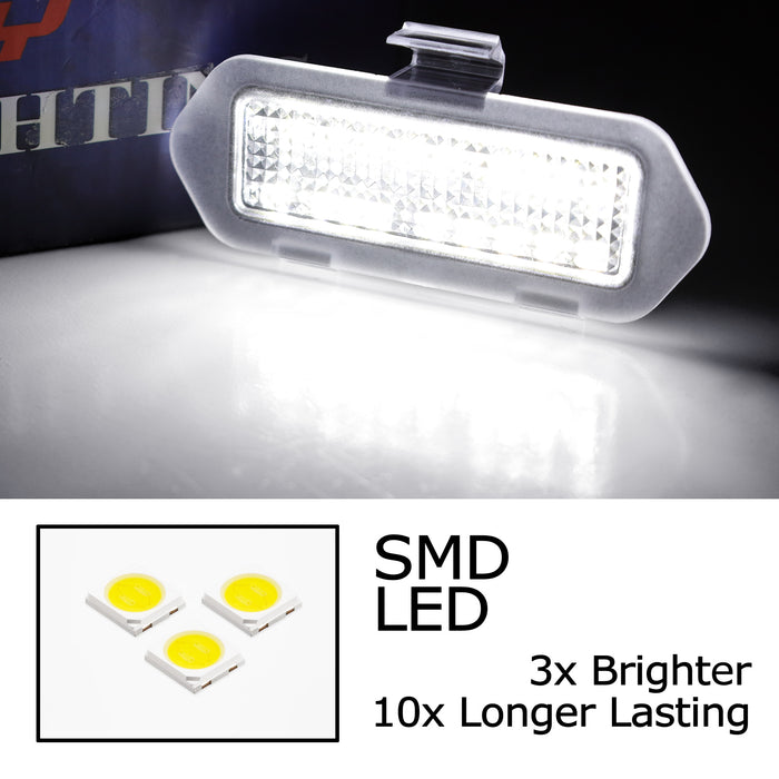 White Full LED Under Mirror Lights For 03-06 Chevy Silverado Suburban GMC Sierra