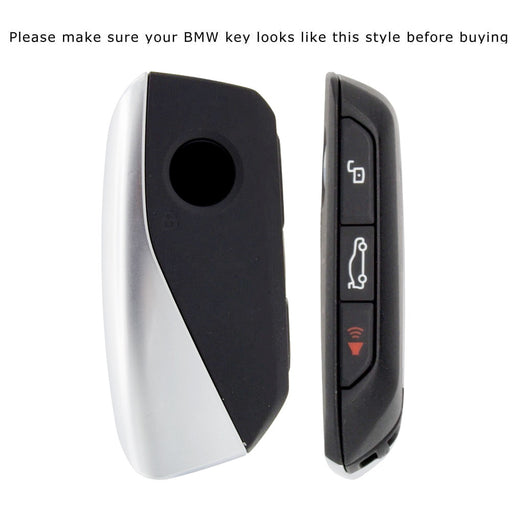 M-Sport Style Soft Silicone Cover For BMW 23+ X5 X6 X7 iX, 5 7 Series i5 Key Fob
