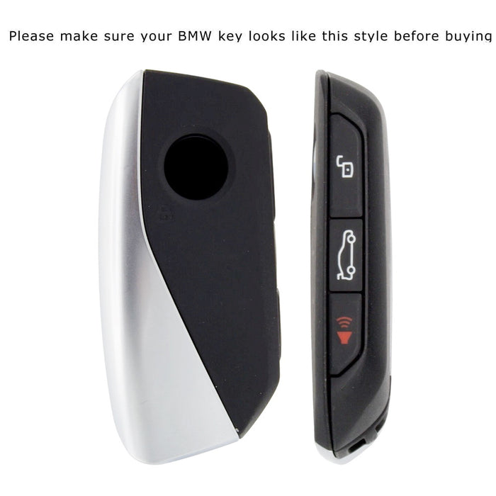 M-Sport Style Soft Silicone Cover For BMW 23+ X5 X6 X7 iX, 5 7 Series i5 Key Fob