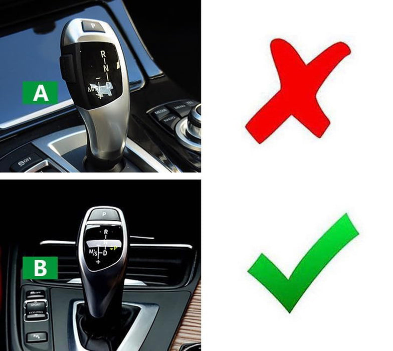 Silver Shift Knob P Button Cover Trim For BMW Fxx 2 3 4 5 6 X3 X5 X6 Performance