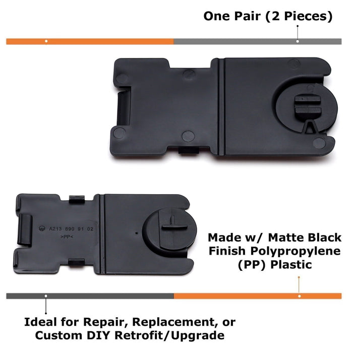 (2) OE-Spec Wheel Well Cover Caps For Mercedes W213 E-Class Headlamp Fog Access