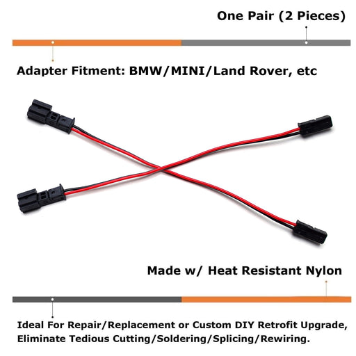 Doorsill Trunk Cargo Light OE-Spec Power Cord Connector For BMW MINI Land Rover