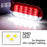 Red/Clear Lens Full LED Side Door Courtesy Lamps For VW Golf Jetta III IV Beetle