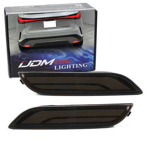 Smoked Lens Full LED Lower Bumper Reflector Lights For Lexus 2023-up RX 350 450