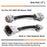 Car Side 8-Pin Input To 6-Pin Output For Nissan 03-05 350Z Headlight Conversion