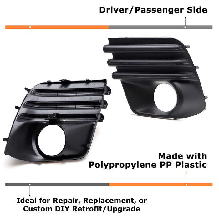 Driver & Passenger Side OE-Spec Fog Lamp Bezel Covers For Subaru 22-24 Forester