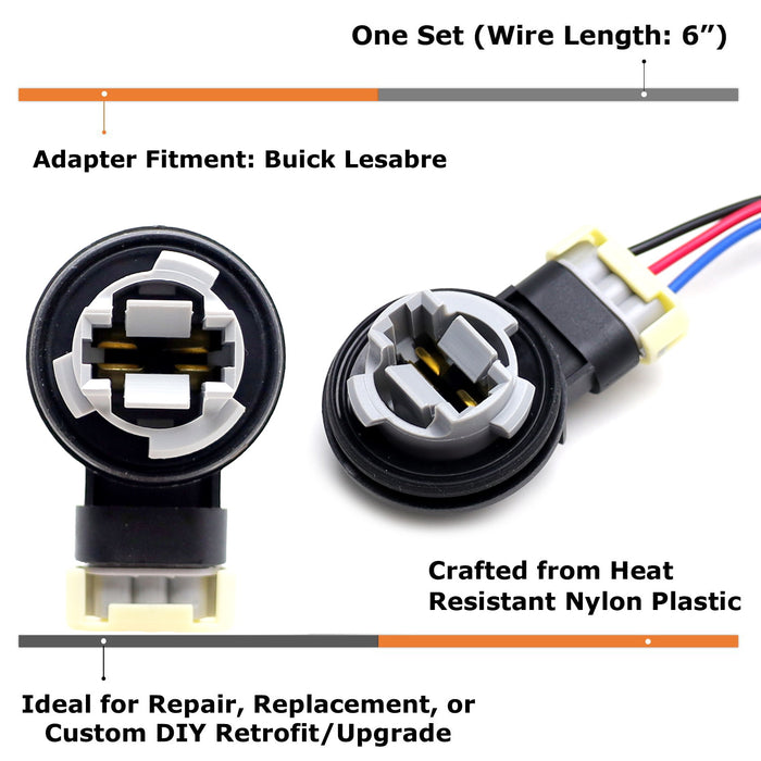 3157 Bumper Parking Turn Signal Bulb Socket w/ Wiring For Buick 2000-05 LeSabre