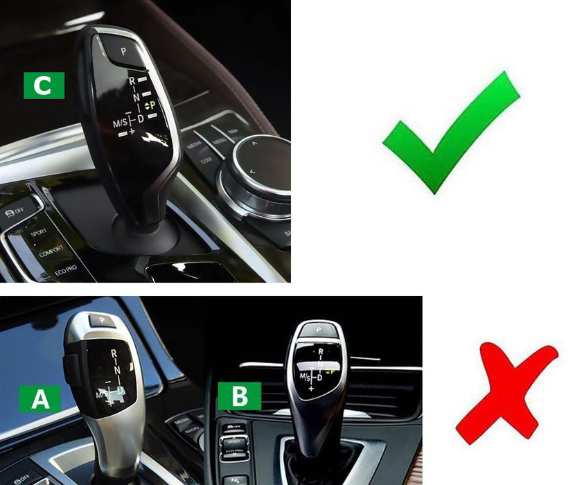 Sports Red Shift Knob P Button Cover Trim For BMW Gxx 5 7 6GT X3 X4 Standard