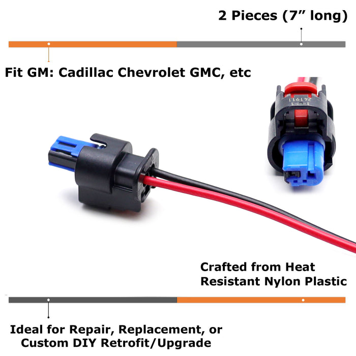 5" Socket Pigtails For GM Body Crash Sensor, Keyless Antenna, Tailgate Lightbar