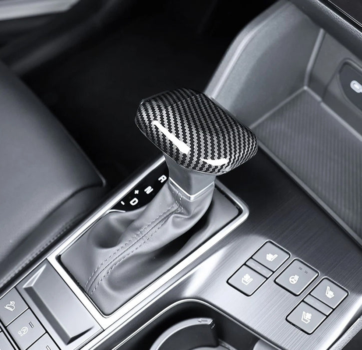 Gloss Black Carbon Fiber Pattern Shift Knob Cover For Kia K5 Sportage Sorento et