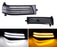 Clear Switchback LED Sequential Blink Side Mirror Lights For 23-up RAM 2500 3500