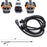 Y-Shape Fog Light Power Cord Jumper Wiring Harness For Dodge 2010-2020 Gen4 RAM
