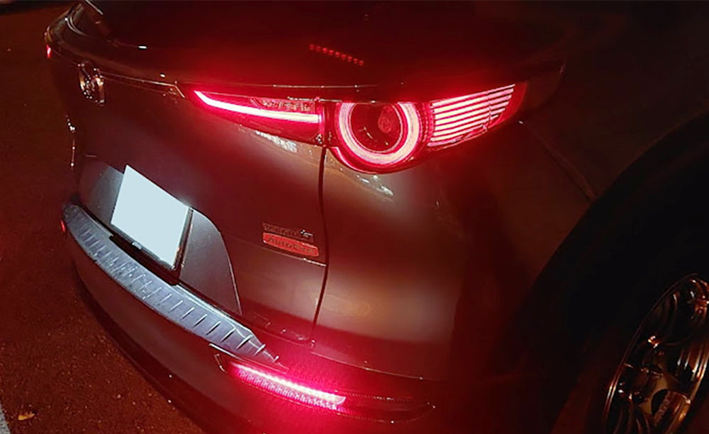 Cx40 Pro Rear Dark Red Lens LED Rear Bumper Reflectors For Mazda CX-30 CX-50 Tail/Br ...