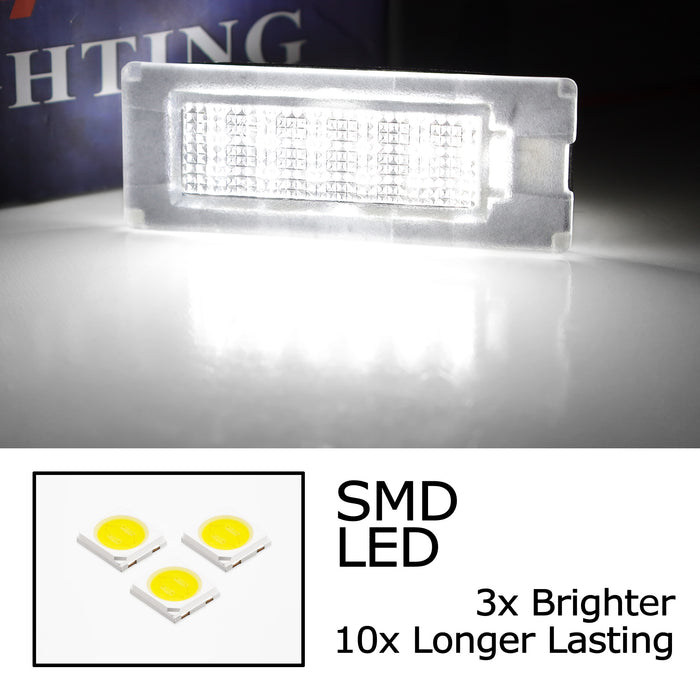 White Full LED License Plate Light Kit For RAM 2014-up Promaster 1500 2500 3500