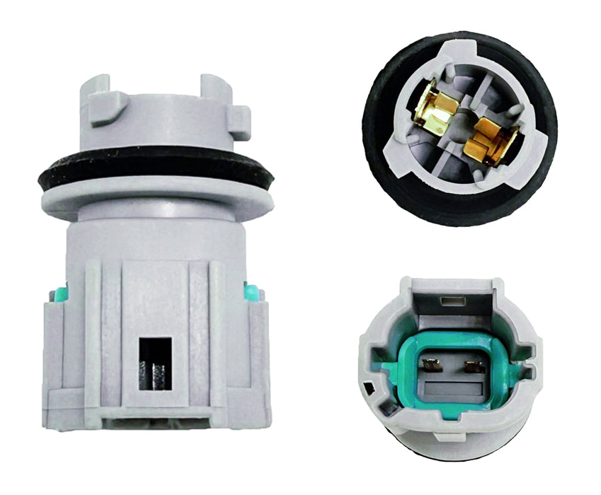 2 W5W Bulb Plug Sockets For Nissan 240SX 350Z Maxima Side Markers, Parking Light