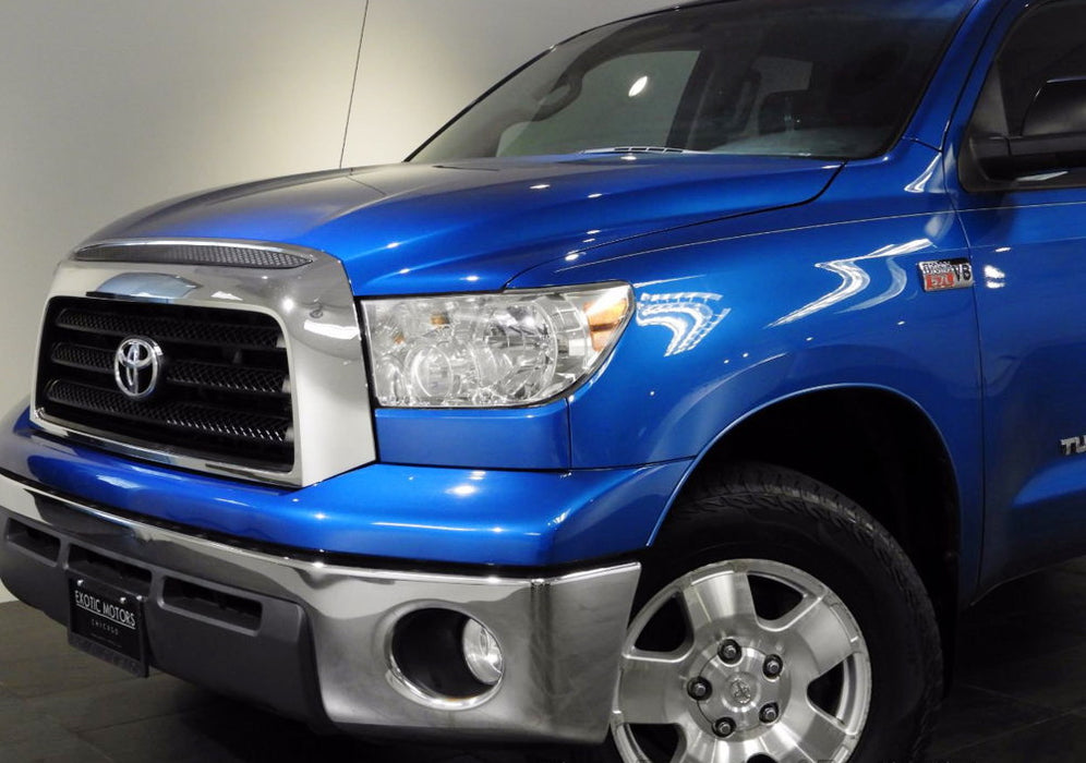 Pair Left & Right Side Fog Lights Foglamps Bezel Covers For 07-13 Toyota Tundra