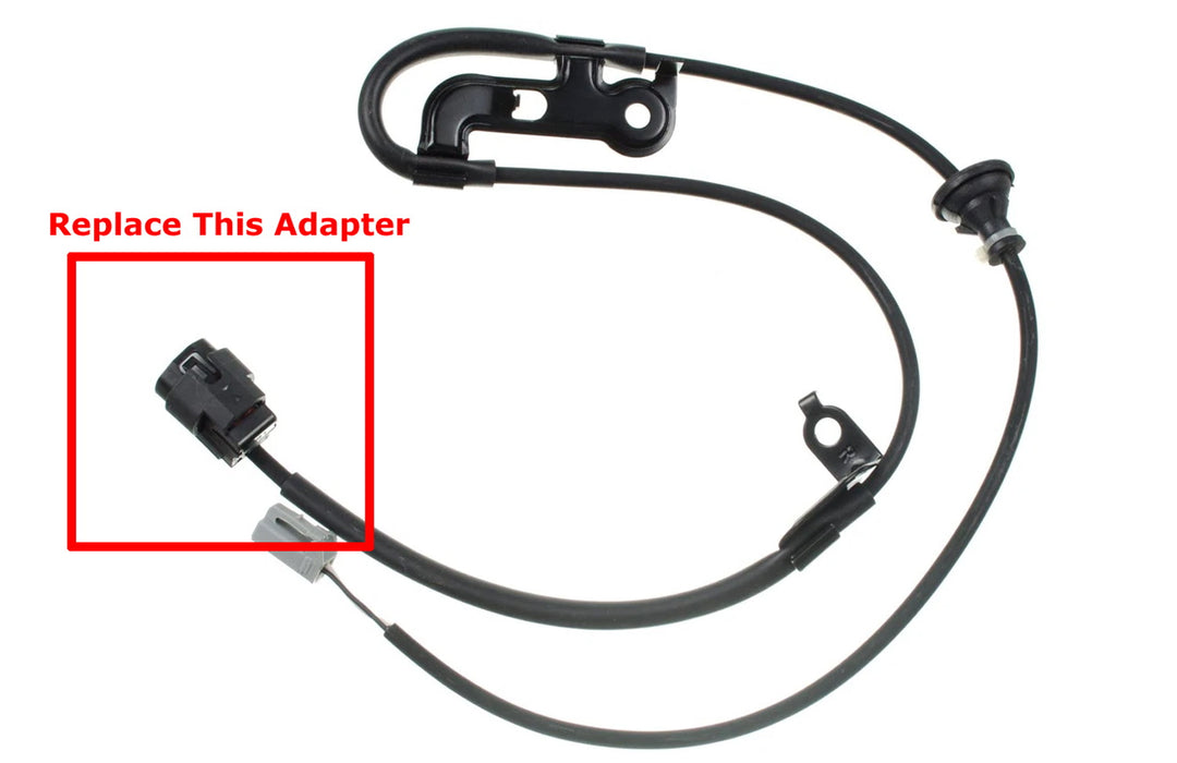 2-Pin Female ABS Wheel Speed Sensor Connector Wiring For Toyota Lexus Scion