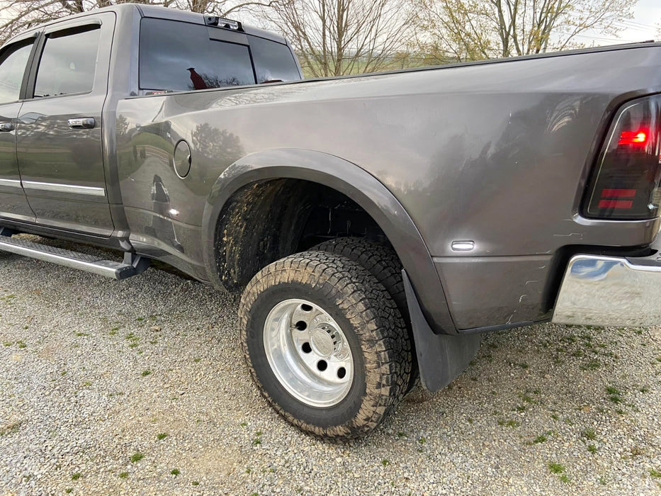 Smoke Lens Front/Rear All White LED Fender Side Marker Lamps For 2010-18 RAM DRW