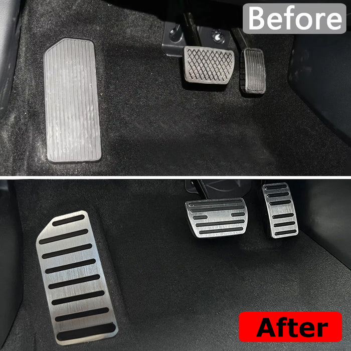 OE-Spec Track Design Silver Rest Dead Pedal Cover For Honda 18+ Accord 10 11 Gen