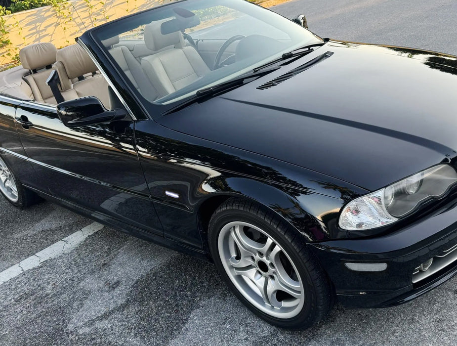 Smoke Lens White LED Sequential Side Marker Lights For BMW E46 99-01 3 Series 4D