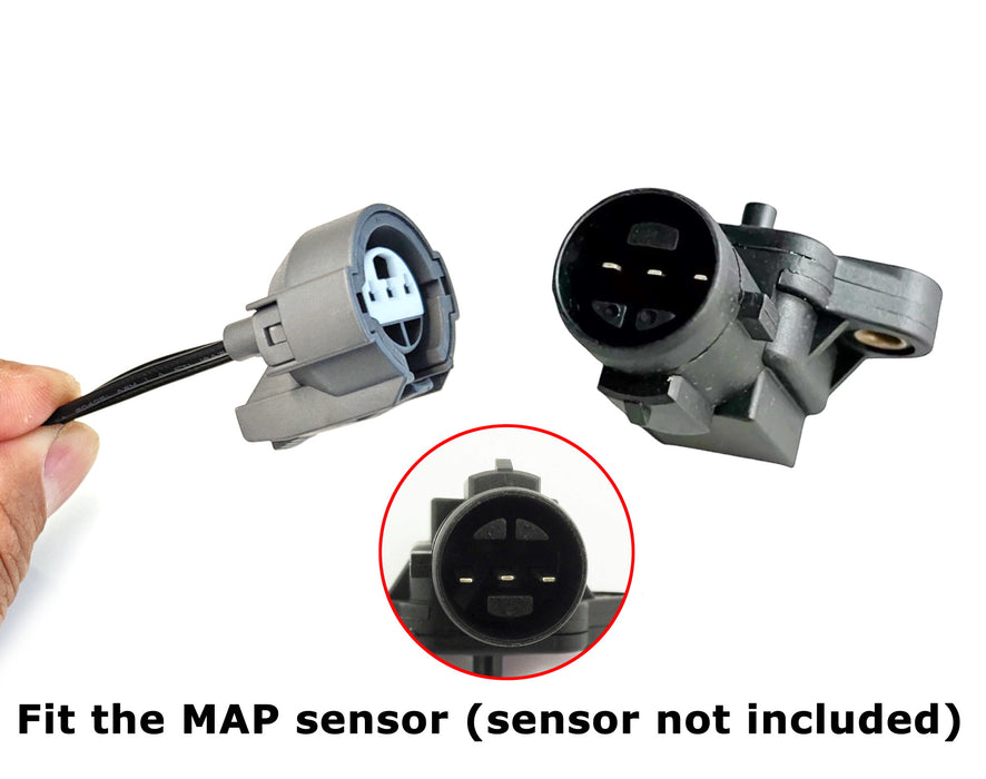 7" 3-Way TPS MAP Sensor Connector Pigtail Harness For Honda Accord Civic Acura..
